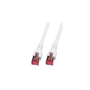 M-Cab Cat6 S/FTP 15m cavo di rete Bianco S/FTP [S-STP] (CAT6 SFTP RJ45 15M WHITE LSZH - 5GBIT PATCH CABLE)