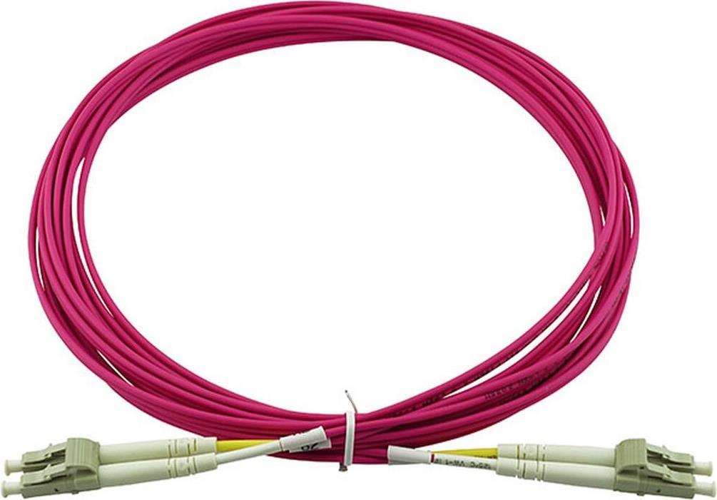 Cavo patch in fibra ottica duplex BlueOptics compatibile Dell EMC CBL-LC-OM4-2M LC-UPC/LC-UPC beige 2 metri multimodale G50/125