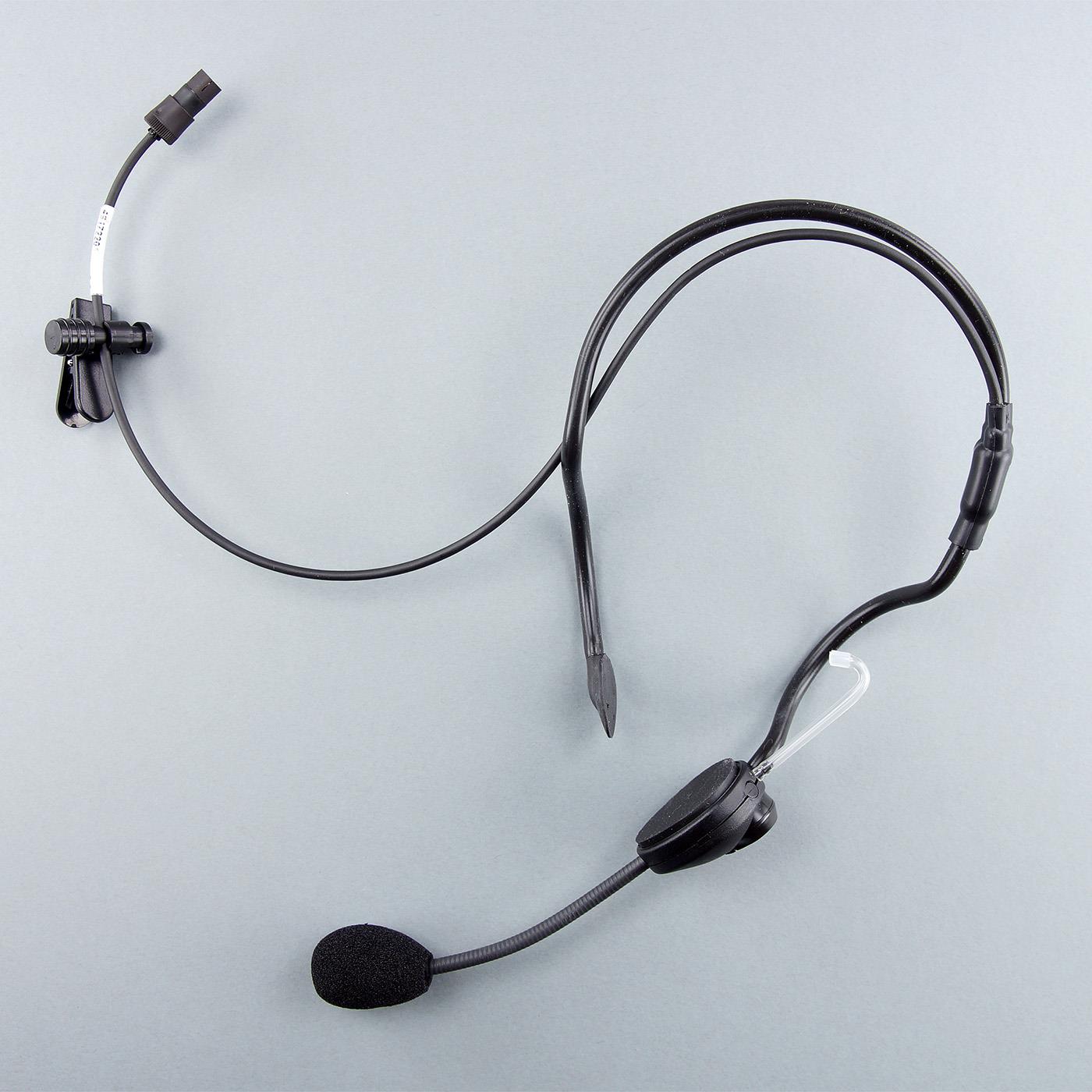 Imtradex NB 2000 leichtes Nackenbügel-Headset mit Schwanenhalsmikrofon für STP8/9000 inkl. Ohrolive und Earmould (Ohrformstück), Kopfband, Schutzring für die Sendetaste (verhindert unbeabsichtigte Sendertastung), mit NC-Schwanenhalsmikrofon (geräusch