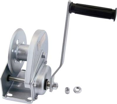 Berger & Schröter 60141 Handseilwinde Zugkraft (stehend)=600 kg Edelstahlgehäuse, Lastdruck-Bremse (60141)