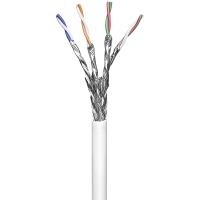 Goobay RJ45 CAT 6 S/FTP CCA 100m Bianco