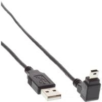 INLINE - Cavo USB - mini USB tipo B (M) a USB (M) - 50 cm - spina 90 - nero