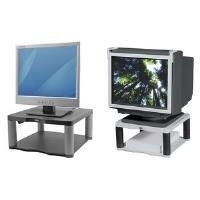 Fellowes 91717 supporto da tavolo per Tv a schermo piatto 53,3 cm [21] Grafite, Platino (PREMIUM MONITOR RISER PLATINUM)