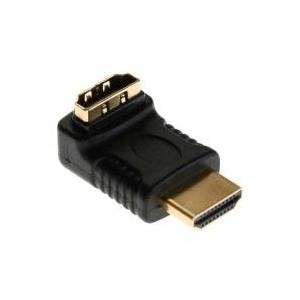 Inline - Adattatore video / audio - HDMI - HDMI 19 -Pin (M) - HDMI 19 -Pin (W) - Connessione angolo (17600F)