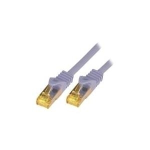 M-Cab 3m Cat7 cavo di rete Grigio S/FTP [S-STP] (CAT7 SFTP RJ45 LSZH 3M GREY - 10GBIT RAW PATCH CABLE)