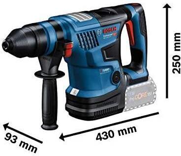 Bosch GBH 18V-34 CF Professional 500 Giri/min SDS-plus 59 kg Nero Blu