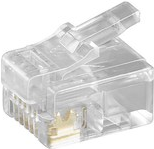 MicroConnect Modular Plug RJ12 6P6C, 10pcs (KON502-10R)