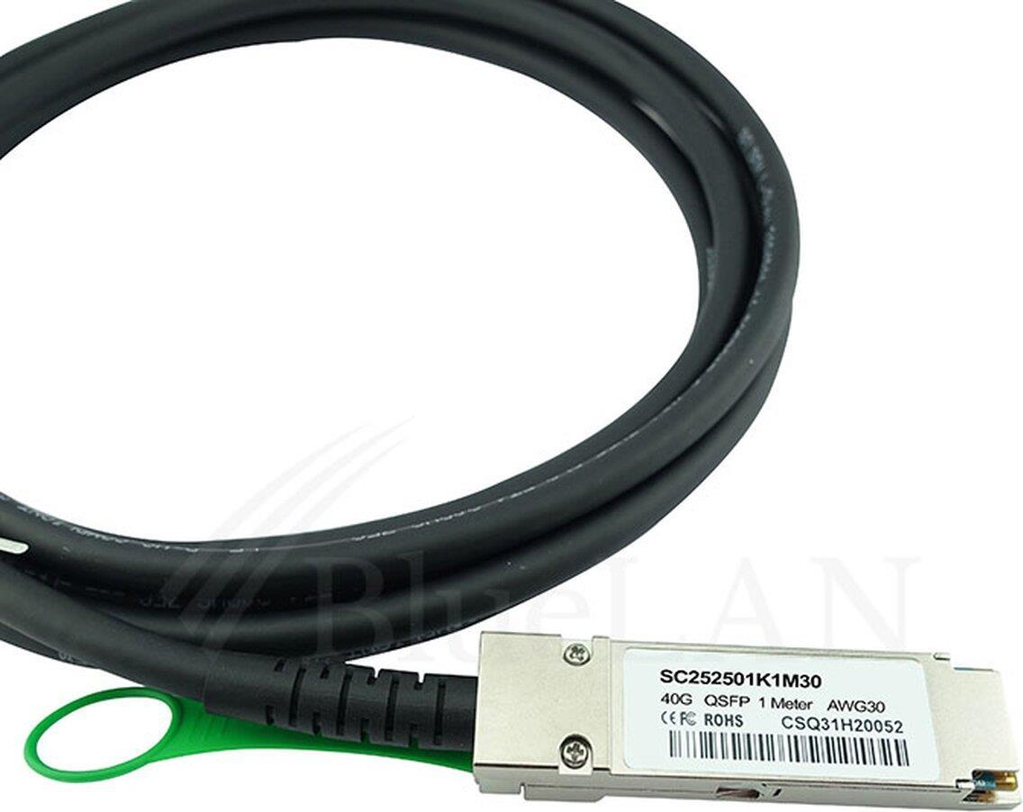 BlueOptics 9370CM40GCAB1-0030-BL Cavo InfiniBand 2 m QSFP Nero (9370CM40GCAB1-0030-BL)