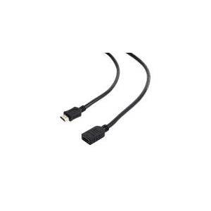 Gembird CC-HDMI4X-15 - HDMI mit Ethernet-Verlängerungskabel - HDMI (W) bis HDMI (M) - 4.5 m - abgeschirmt - Schwarz