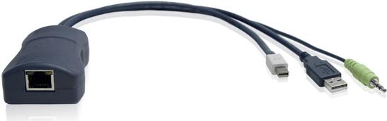 Adder CATx DisplayPort CAM - Video/Audio/USB-Verlängerungskabel - bis zu 300 m (CATX-DP-USBA)