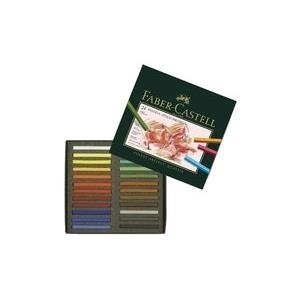 FABER-CASTELL Pastellkreiden POLYCHROMOS, 36er Etui verwisch- und vermalbar, feinste Qualität, hochwertige (128536)