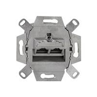 Rutenbeck UAE-Cat.6/ClassE-8/8 Up 0 - Anschlussdose, Unterputz - RJ-45 X 2