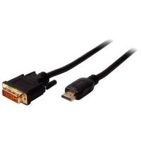 shiverpeaks BASIC-S HDMI - DVI-D 24+1 Kabel, Länge: 5,0 m 19 Pol HDMI Stecker - 24+1 Pol DVI-D Stecker, vergoldete (BS77485)