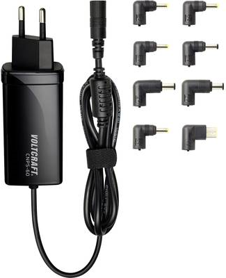 VOLTCRAFT CNPS-60 Notebook-Netzteil 60 W 18.5 V/DC, 19 V/DC, 19.5 V/DC, 20 V/DC 3.2 A (VC-8283345)
