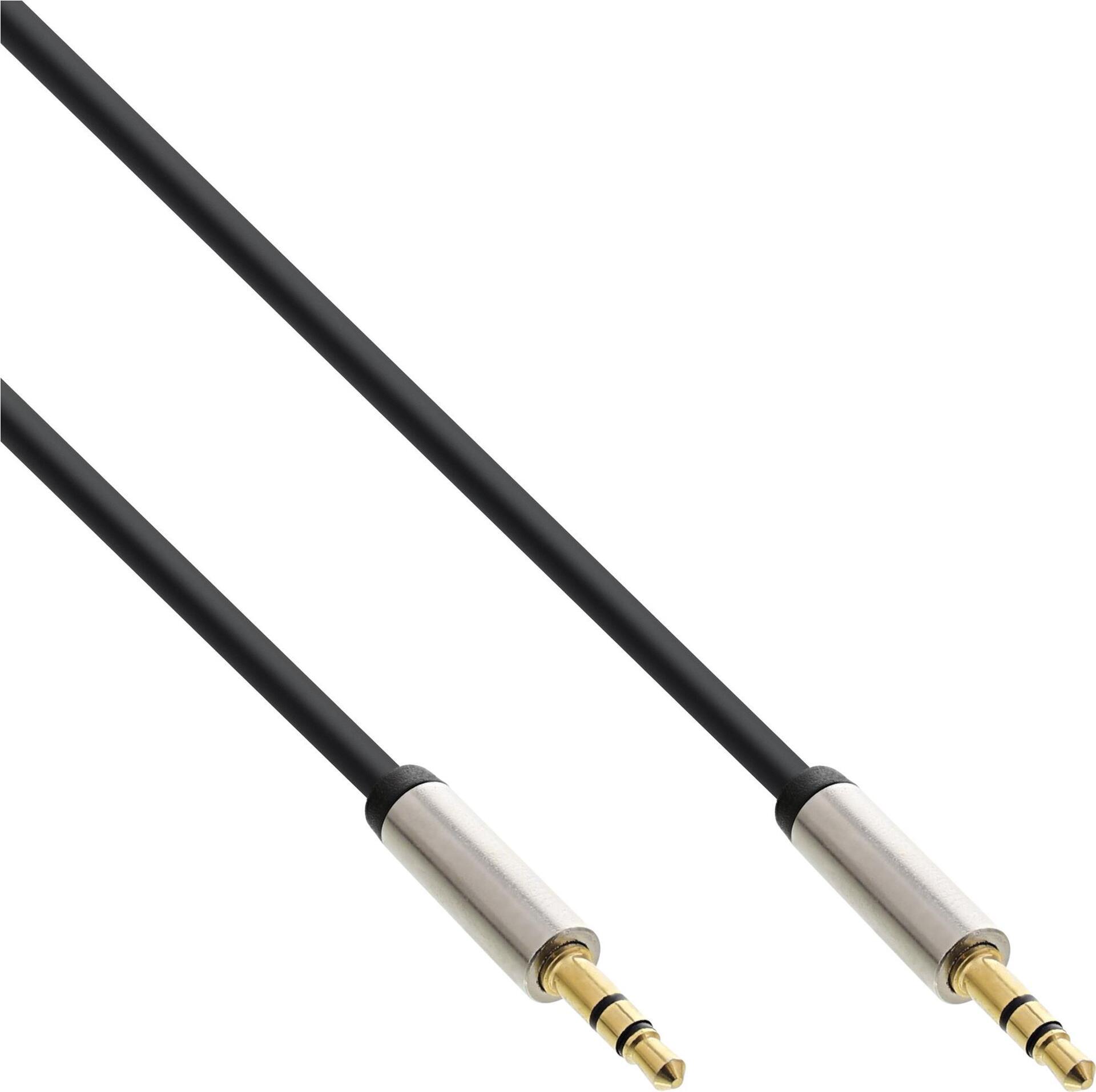 Cavo audio sottile di base 3,5 mm M-M - Stereo - 1 m