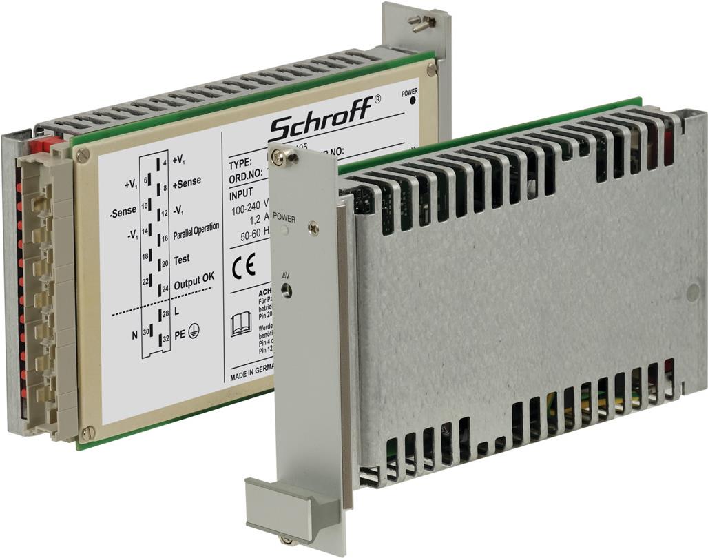 SCHROFF POWER SUPPLY MAX50-112 3U 6HP (13100171)