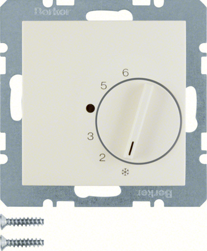 Berker GmbH & Co. KG Raumtemperaturregler 20268982 weiss glänzend (20268982)