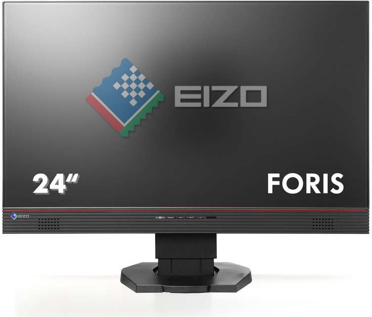 EIZO Foris FS2434-BK - LED-Monitor - 60,5 cm (23.8) - 1920 x 1080 - IPS - 250 cd/m2 - 1000:1 - 5000:1 (dynamisch) - 4,9 ms - 2xHDMI, DVI-D - Lautsprecher - Schwarz (FS2434-BK)