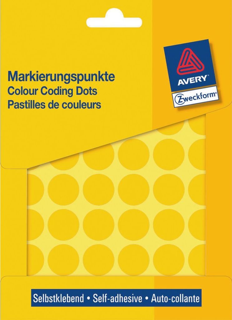 AVERY Zweckform Markierungspunkte Durchmesser 18 mm blau 1056 Stück