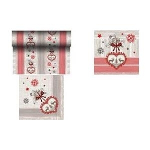 PAPSTAR Weihnachts-Motivservietten X-mas Highlight 330 x 330 mm, bedruckt, 1/4 Falz, 3-lagig - 1 Stück (85256)