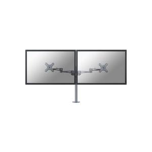 NewStar - Verstellbarer Arm für 2 LCD-Displays - Silber - Bildschirmgröße: 25.4-68.6 cm (10-27) - Tischmontage (optional)