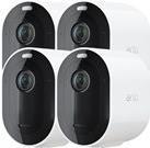 Arlo Pro 3 Telecamera di sicurezza IP Interno e esterno Capocorda Soffitto/muro 2560 x 1440 Pixel (Arlo Pro 3 4 camera kit blac