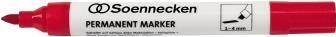 Soennecken Permanentmarker 3108 1-4mm Keilspitze rot (3108)