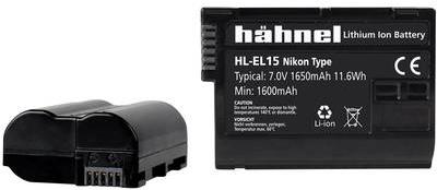 Hähnel HL-EL15 - Batterie - Li-Ion - 1650 mAh - für Nikon D600, D610, D7000, D7100, D7200, D750, D7500, D800, D800E, D810, D810A, 1 V1