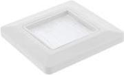 InLine Wall Frame with Brush Pass for TV - Rahmen für Anschlüsse - geeignet für Wandmontage, oberflächenbündig montierbar - weiß, RAL 9010 (78501)