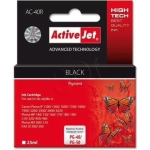 Action ActiveJet AC-40R (Canon PG-40,PG-50) Ink Cartridge, Black (AC-40R)