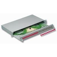 VALUE 48,30cm (19)-Spleißbox 1 HE, ausziehbar, 12x ST 50µm (21.99.0622)