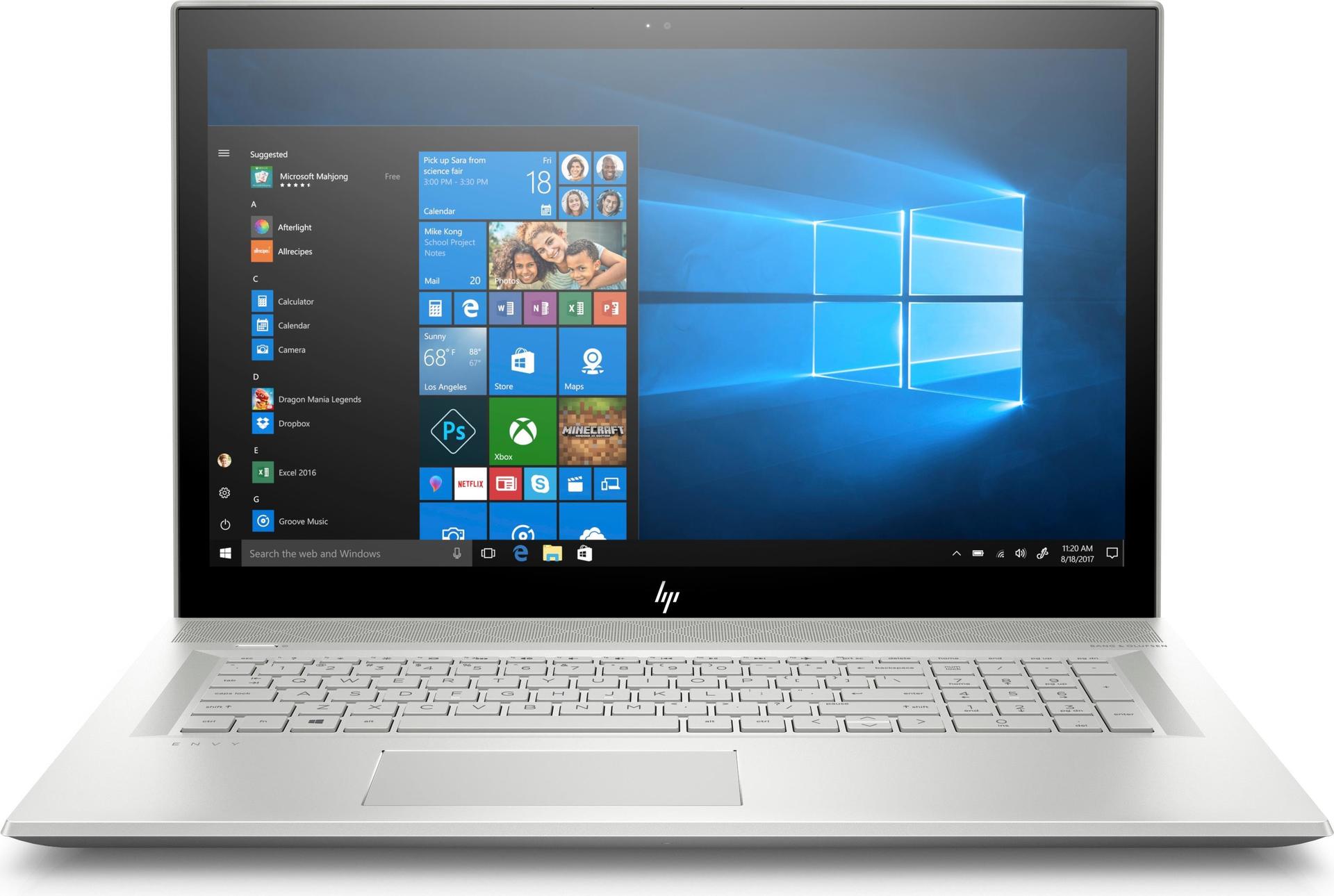 Shopthewall HP ENVY 17 bw0101ng 1 6GHz i5 8250U 17 3 1920 x 1080Pixel Touchscreen Silber