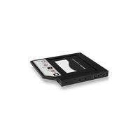 RaidSonic ICY BOX IB-AC642 - Speichereinschubadapter - 13,3 cm Slim Line auf 6,4 cm (5,25 Slim Line auf 6,40cm (2.5)) - Schwarz (70642)