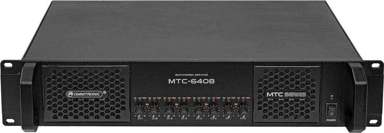 OMNITRONIC MTC-6408 8-Kanal Endstufe (10452435)