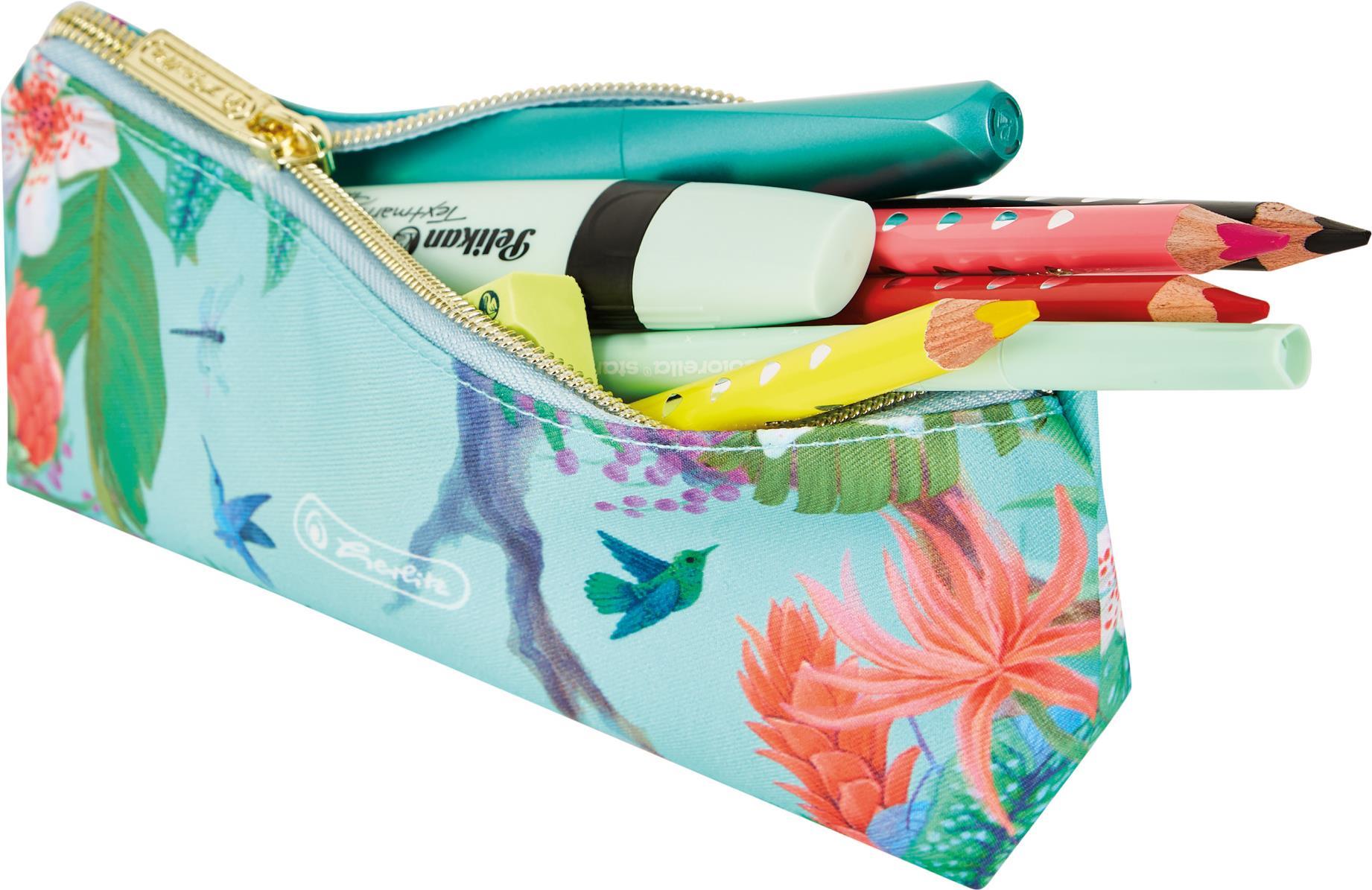 Herlitz Ladylike Jungle Astuccio portamatite Poliestere Multicolore (Ladylike Jungle)