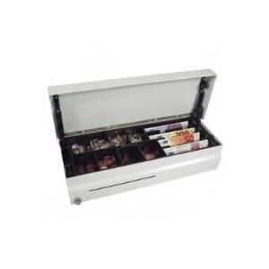 Cash Bases »CashPlus« Flip Lid 490, anthrazit Kassenlade, Klappdeckel, 490x109x172mm, 4 Scheinfächer, 8 Münzfächer, 1 Belegfach, 2 pos. Schloß, gleiche Schließung, 800er Serie, separat bestellen: Schnittstellenkabel, Farbe: anthrazit (490MOD03-0130)