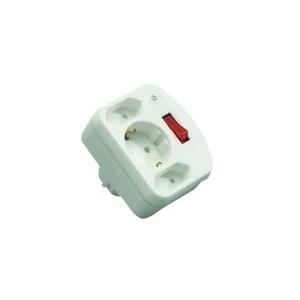 REV - Überspannungsschutz - Wechselstrom 250 V - 3500 Watt - output connectors: 3 - weiß (00135501)