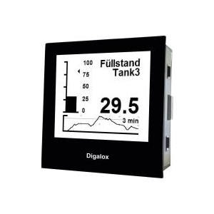 TDE Instruments Digalox DPM72-PP Grafisches DIN-Messgerät für Nebenwiderstand und Analogsignal mit USB-Schnittstelle TDE (DPM72-PP)
