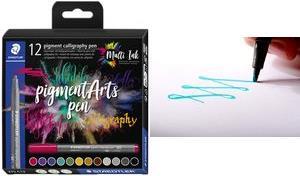 Set di penne per calligrafia MultiInk Pigment Arts da 12