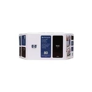 HP 80 - 350 ml - Schwarz - Original - Tintenpatrone - für DesignJet 1050c, 1050c plus, 1055cm, 1055cm plus