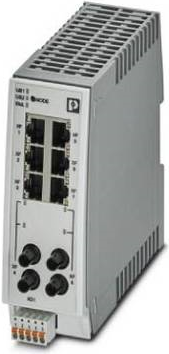 Phoenix Contact FL SWITCH 2206-2FX SM ST Managed Netzwerk Switch 6 Port 10 / 100 MBit/s (2702333)