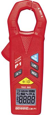 BENNING Stromzangenmultimeter 10mA-400A AC TRMS m.Batterien/Messl./Tasche BENNING CM P1 (044678)