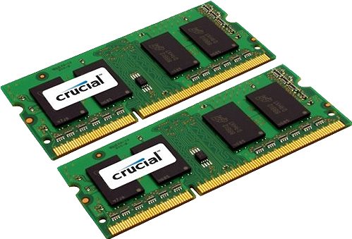 Crucial - DDR3 - 16 GB : 2 x 8 GB - SO DIMM 204-PIN - 1600 MHz / PC3-12800 - CL11 - 1.35 / 1.5 V - ungepuffert - nicht-ECC - für Apple iMac (27 ), Mac mini, MacBook Pro (CT2C8G3S160BMCEU)