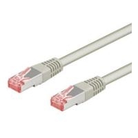 Wentronic Patch-Kabel - RJ-45 (M) - RJ-45 (M) - 10,0m - SSTP- (Kategorie 6) - Grau (50891)