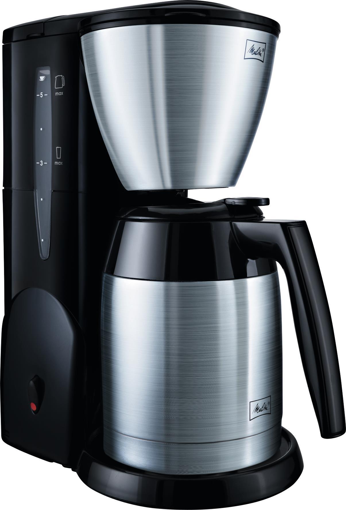 Melitta Single 5 - Filterkaffeemaschine - Gemahlener Kaffee - 650 W - Schwarz (M 728 BK)