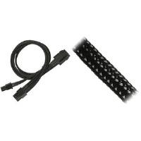Nanoxia - Netzteil - PCI-Express-Stromversorgung, 6-polig (W) - 8-poliger PCI Express-Stromanschluss mit abnehmbarem 2-poligem Abschnitt (M) - 30cm - Schwarz (900100023)