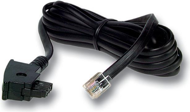 EFB Elektronik K5400.10 10m Schwarz Telefonkabel (K5400.10)