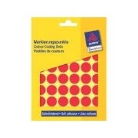 AVERY Zweckform Markierungspunkte, Durchmesser 18 mm, rot Inhalt: 1056 Etiketten (3374)