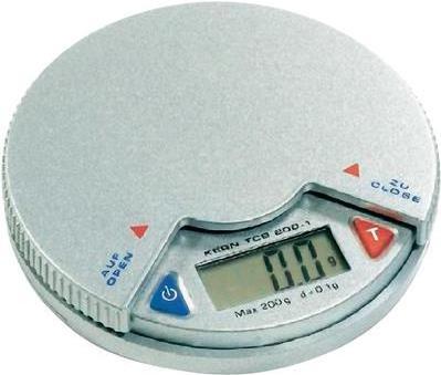 Kern Taschenwaage TCB 200-1 Wägebereich (max.) 200 g Ablesbarkeit 0.1 g batteriebetrieben (TCB 200-1)