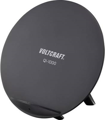 VOLTCRAFT Induktions-Ladeadapter QI-1000 VC-8320665 Schwarz (VC-8320665)